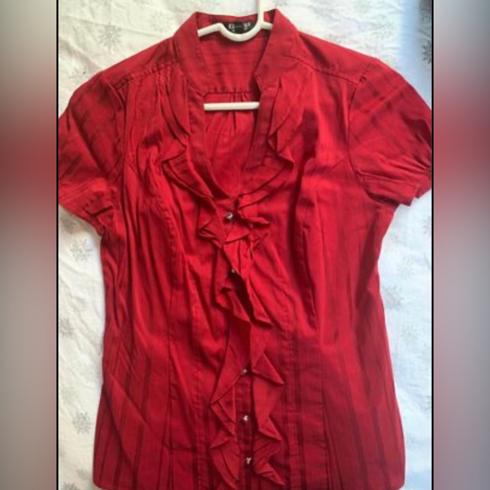 Women’s Express Red Blouse - Size Small